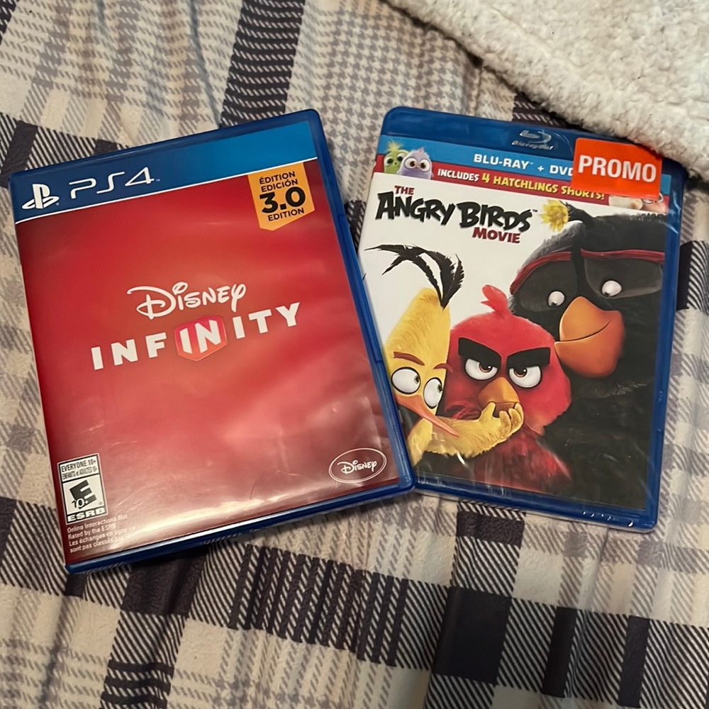 PS4 game and Angry bird movie